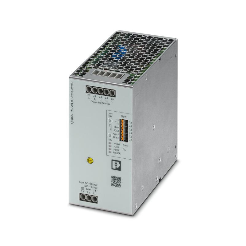 источник питания quint4-ps/1ac/24dc/20/+ phoenix contact 2904617 от BTSprom.by