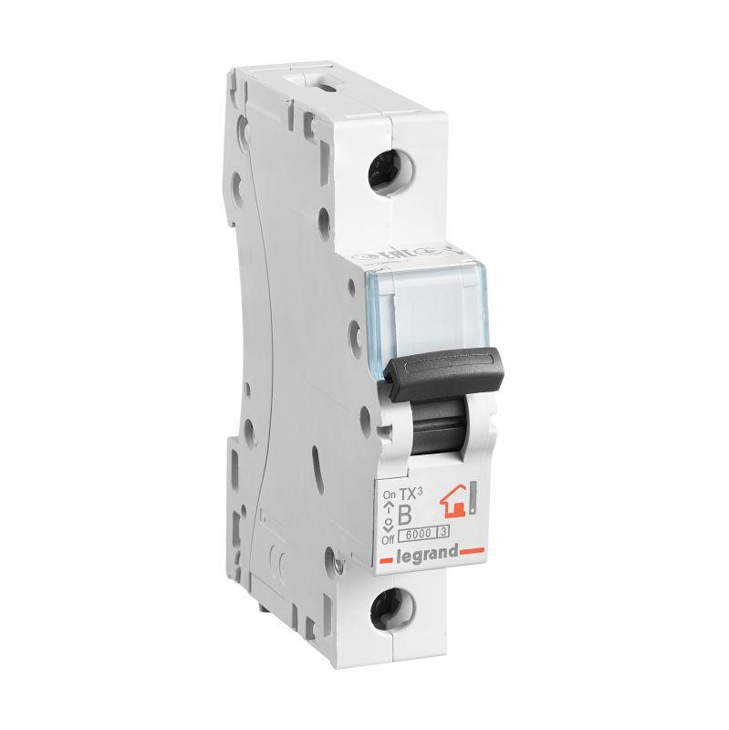  Выключатель автоматический модульный 1п B 10А 6кА TX3 6000 1мод. 230/400В Leg 403970 фото в каталоге от BTSprom.by
