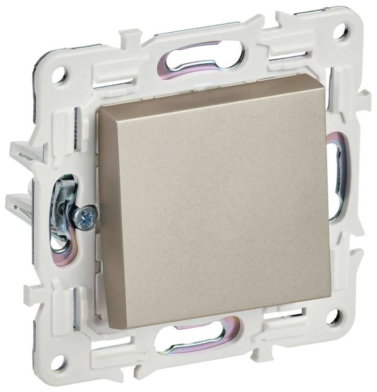 выключатель кнопочный 1-кл. skandy 10а sk-v14sh шампань iek sk-v17-0-10-k37 от BTSprom.by