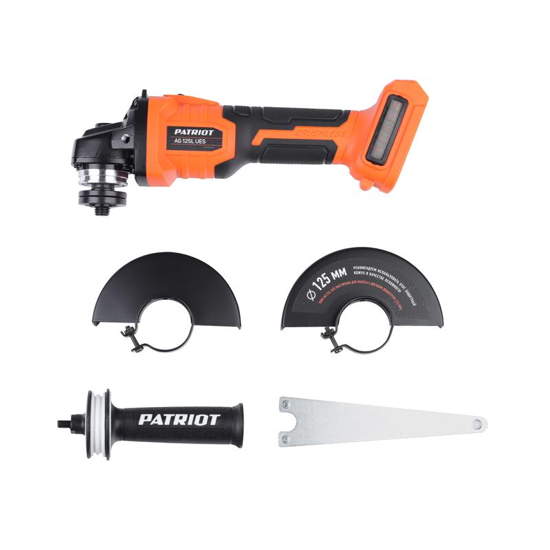  Машина шлифовальная угловая аккумуляторная AG 125L UES PATRIOT 110303225 фото в каталоге от BTSprom.by