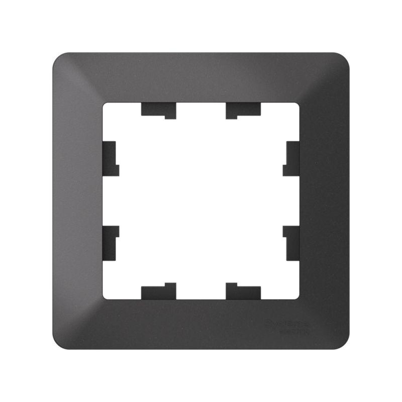  Рамка 1-м AtlasDesign Air базальт/дым. черн. SE ATN221401 фото в каталоге от BTSprom.by