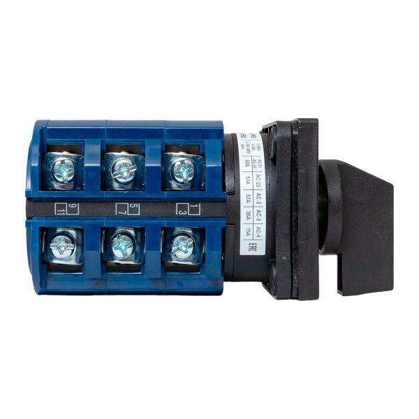  Переключатель кулачковый ПК-1-23 3п 63А "1-0-2" IP65 EKF pk-1-23-63-65 фото в каталоге от BTSprom.by