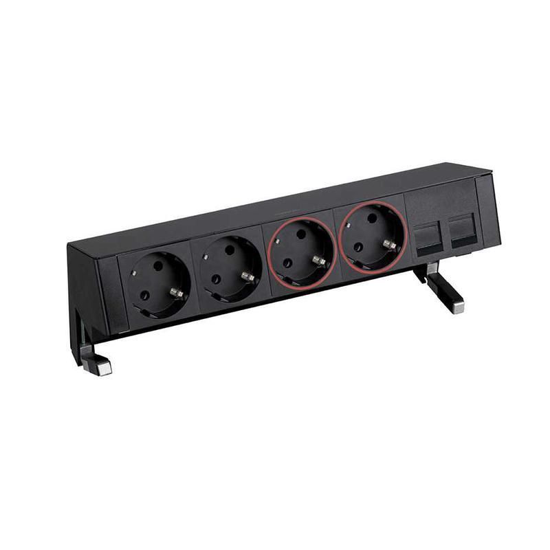 блок розеточный настольный simon 400 2х2p+e 2х2p+e ups адаптер для 2хrj45 моноблок черн. simon 42502220-138 от BTSprom.by
