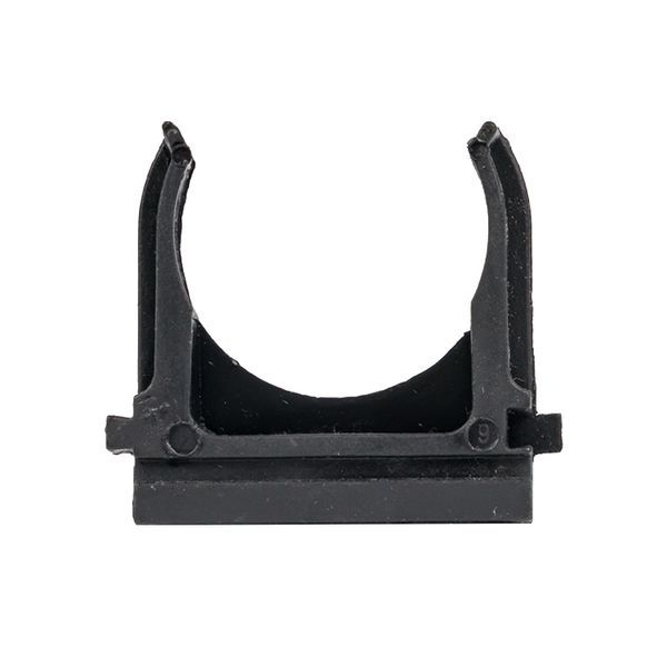  Держатель для труб (клипса) d25мм черн. (уп.10шт) Plast EKF derj-z-25b фото в каталоге от BTSprom.by