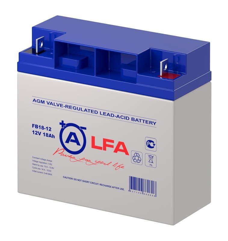 аккумулятор 12в 18а.ч lfa fb18-12 lfa от BTSprom.by