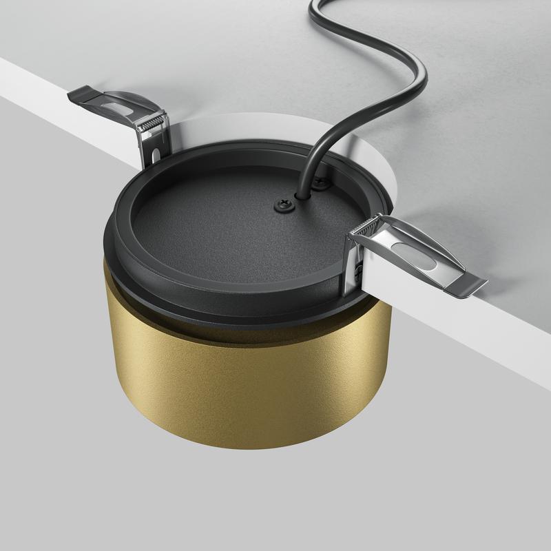  Светильник Onda 12Вт 2200-4000К 120град. встраив. Maytoni DL024-12W-DTW-BMG фото в каталоге от BTSprom.by