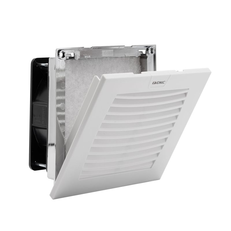  Вентилятор с фильтром ЭМС 100куб.м/ч 115-230В AC 152х152мм IP54 DKC R5MCV15231 фото в каталоге от BTSprom.by