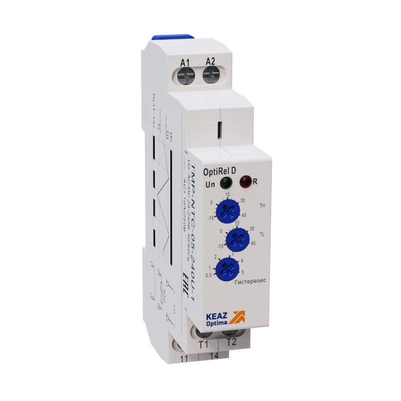 реле температурное optirel d tmp-ntc-2-240u-1 с датчиком ntc 2м 16а 1со 24-240ас/dc кэаз 332033 от BTSprom.by