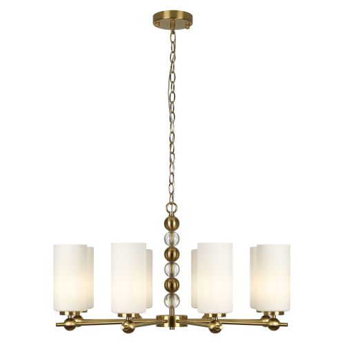  Люстра Antonella 3181-310 40Вт 8хE27 модерн Rivoli Б0068071 фото в каталоге от BTSprom.by