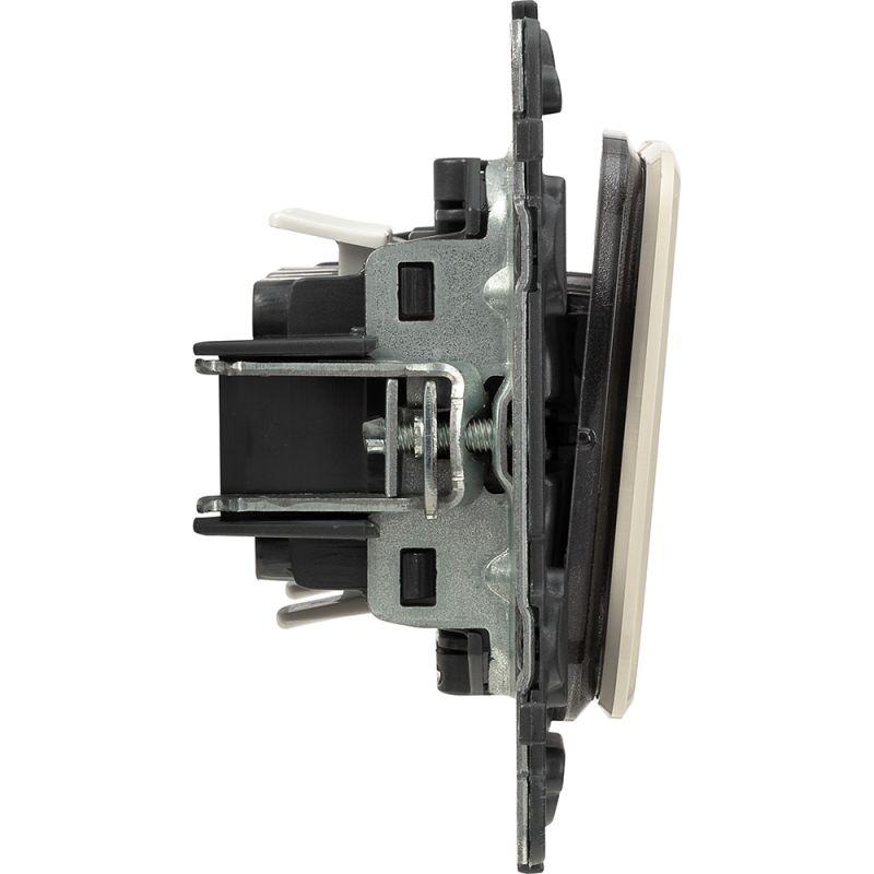  Переключатель 2-кл. СП Valena Allure 10А IP20 250В с лицев. панелью безвинтов. зажимы механизм сл. кость Leg 752808 фото в каталоге от BTSprom.by