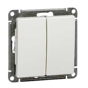 выключатель 2-кл. сп w59 10а ip20 10ax механизм бел. se vs510-252-1-86 от BTSprom.by