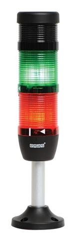 колонна сигнальная 50мм зуммер 220в стробоскоп flesh красн./зел. emas ik52f220zm03 от BTSprom.by
