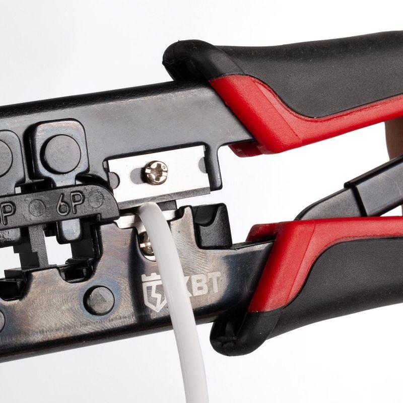  Пресс-клещи для RJ разъемов JT-02 КВТ 84626 фото в каталоге от BTSprom.by