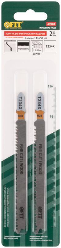  Полотно по дереву HCS шлифованные под свободным углом зубья 116/91мм переменный шаг (T234X) (уп.2шт) FIT 40904 фото в каталоге от BTSprom.by