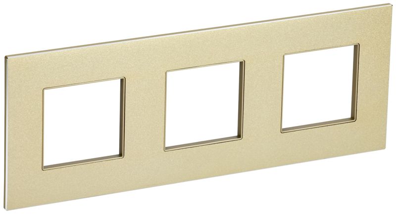 рамка 3-м skandy sk-f33sh металл шампань iek sk-m32-m-k37 от BTSprom.by