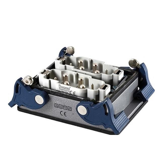 вилка низкая 4-фиксатора для панели 12 полюсов 2х(4х80а+2х16а) emas ebm812fm44 от BTSprom.by