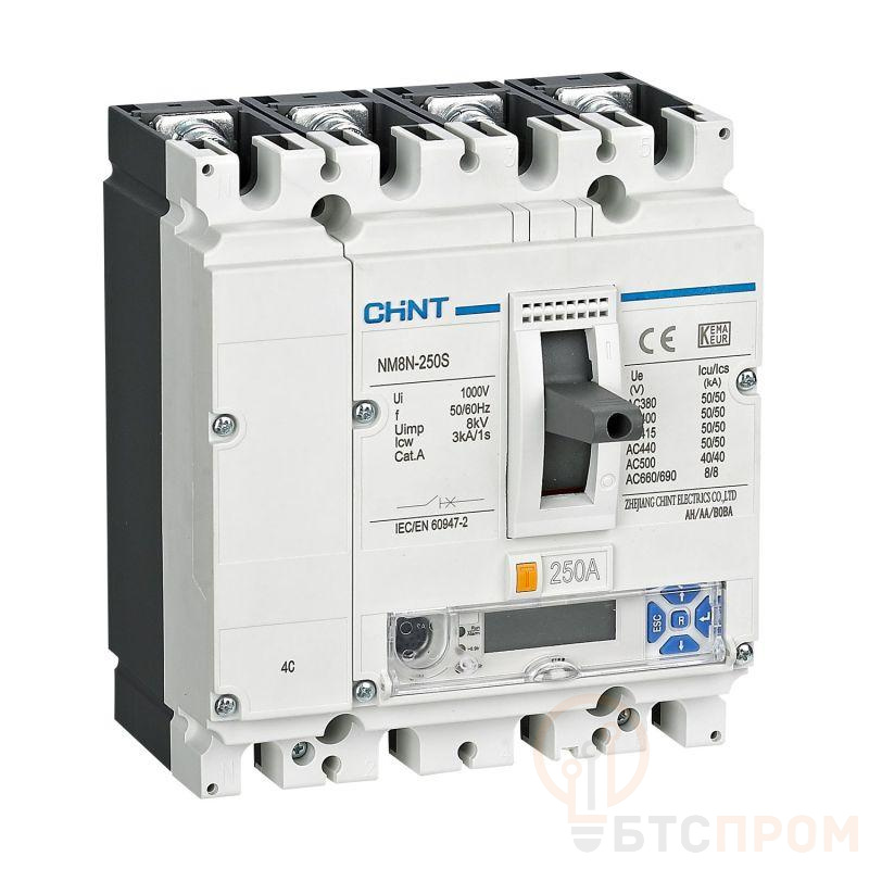 Выключатель автоматический 4п 100А 150кА NM8N-250R EM с электр. расцеп. LCD (R) CHINT 271418 фото в каталоге от BTSprom.by  Выключатель автоматический 4п 100А 150кА NM8N-250R EM с электр. расцеп. LCD (R) CHINT 271418 фото в каталоге от BTSprom.by