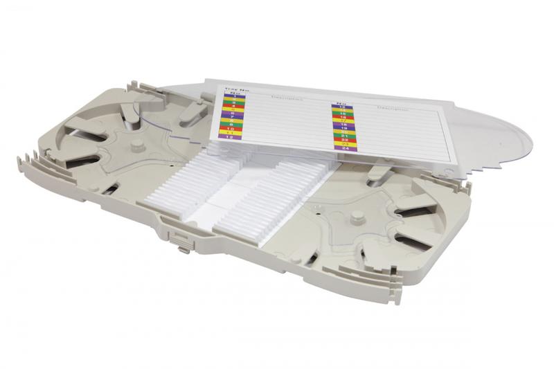 сплайс-кассета на 24 48 соединения пластик eurolan 33b-03-24gy от BTSprom.by