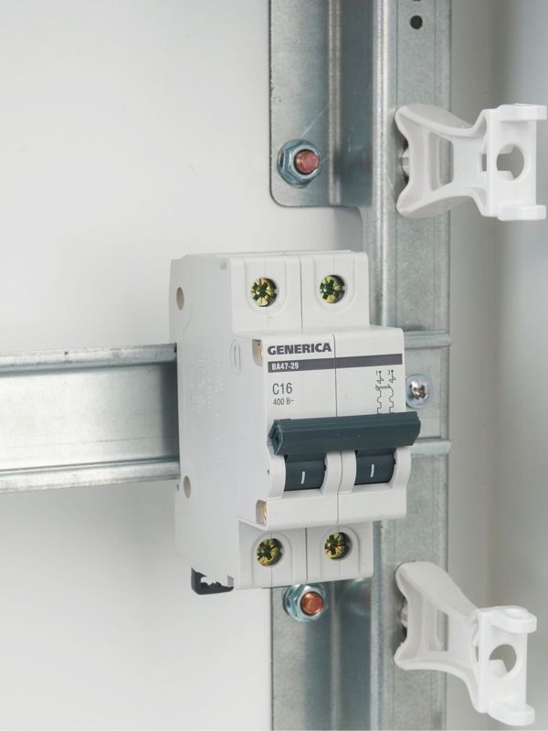  Выключатель автоматический модульный 2п C 16А 4.5кА ВА47-29 GENERICA MVA25-2-016-C фото в каталоге от BTSprom.by