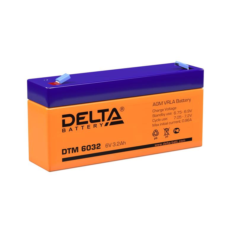 аккумулятор ups 6в 3.2а.ч dtm 6032 delta 4614010050015 от BTSprom.by