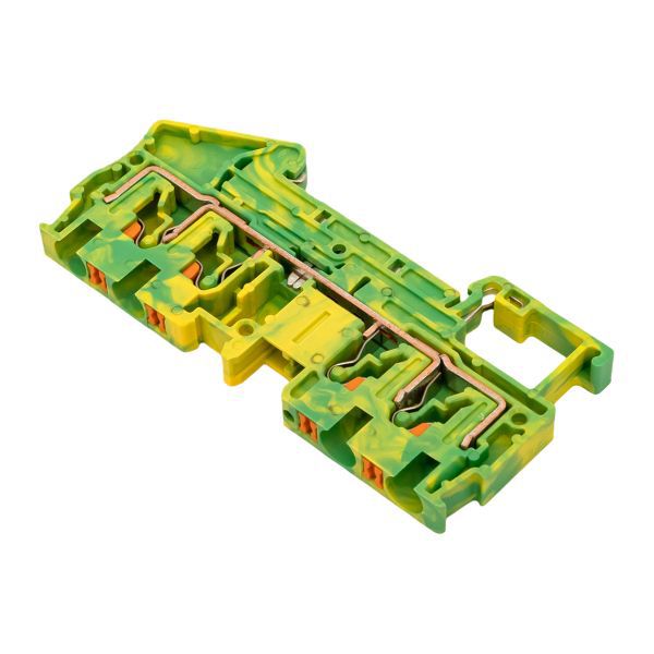  Колодка клеммная пружинная 4 Push-in 4 вывода земля EKF PIT-4-4-pe фото в каталоге от BTSprom.by