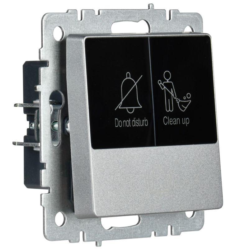  Кнопка звонка BRITE 10А ВС10-1-9-БрА для отелей с индик. механизм алюм. IEK BR-V14-2-10-K47 фото в каталоге от BTSprom.by