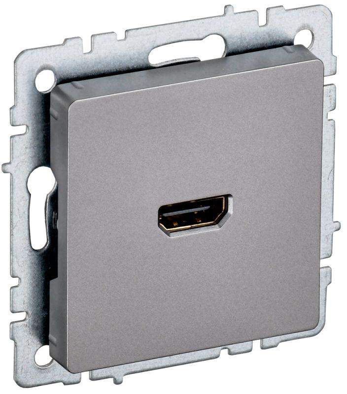 розетка сп brite hdmi рhdmi-0-брс механизм сталь iek br-h10-k46 от BTSprom.by