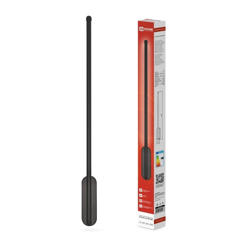 светильник светодиодный estetika luv-60a-40bl 10вт 4000к 700лм 230в 600х50х25 черн. in home 4690612054483 от BTSprom.by