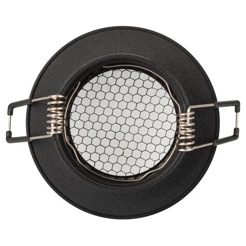  Светильник KL109 MR16 GU5.3 встраив. алюм. BK черн. матов. ЭРА Б0061826 фото в каталоге от BTSprom.by