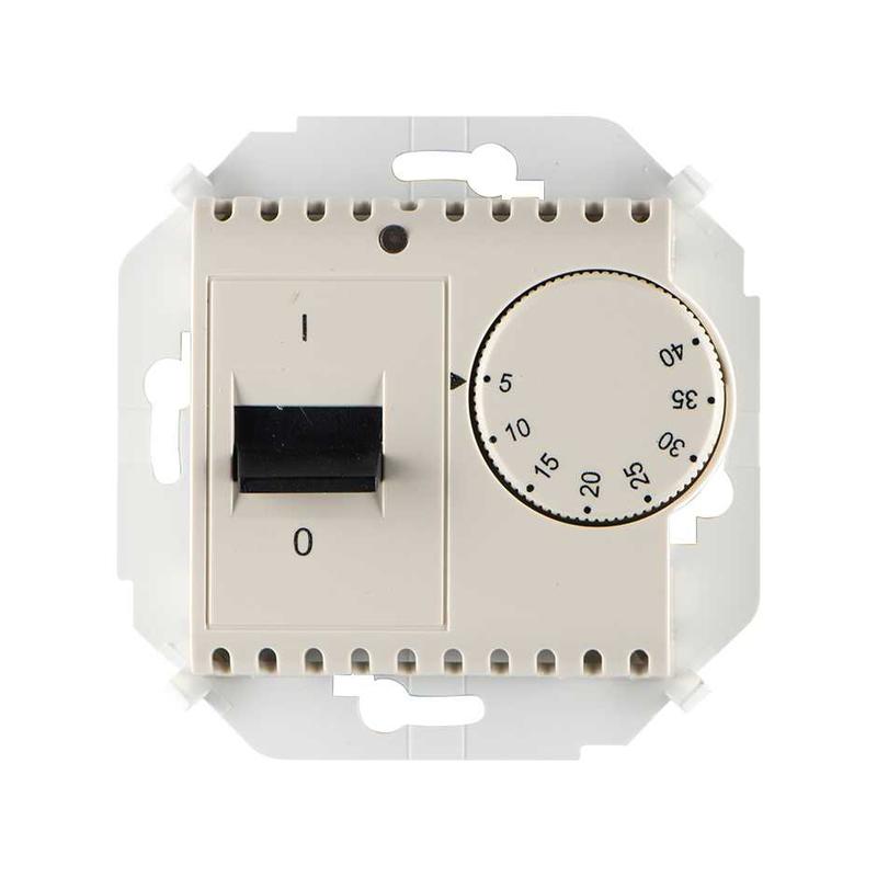 механизм регулятора для теплого пола с зондом 16а 230в 3600вт 5-40град ip20 simon15 сл. кость 1591775-031 от BTSprom.by