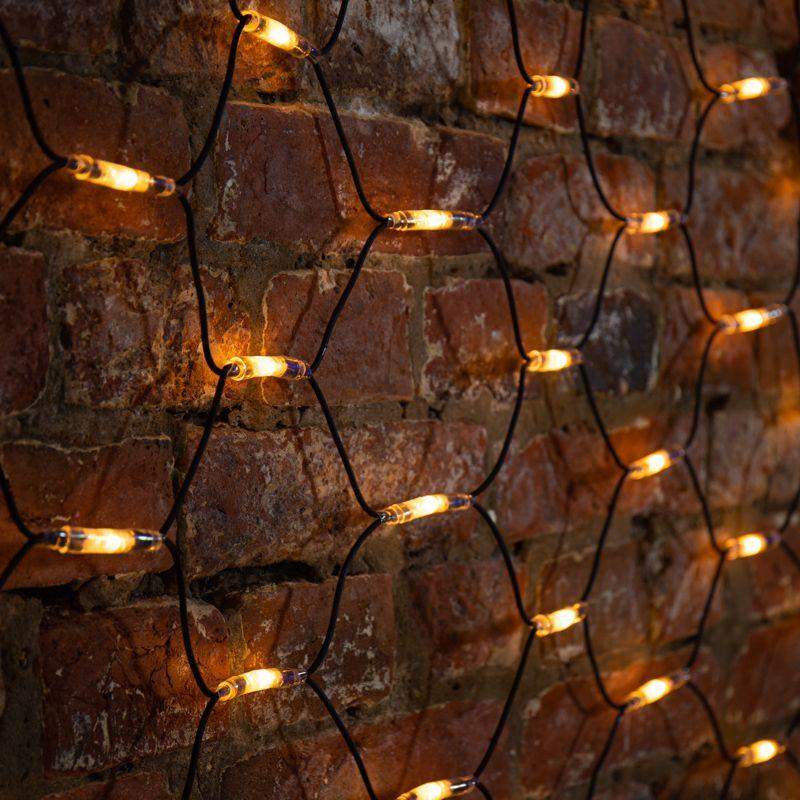  Гирлянда светодиодная "Сеть" 2х3м 432LED тепл. бел. 40Вт 220-240В IP67 провод каучук черн. Neon-Night 217-126 фото в каталоге от BTSprom.by