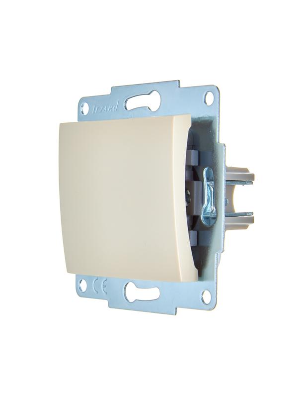  Выключатель 1-кл. 1п СП ASTI 10А IP20 механизм крем. LEZARD 7081-0388-100 фото в каталоге от BTSprom.by