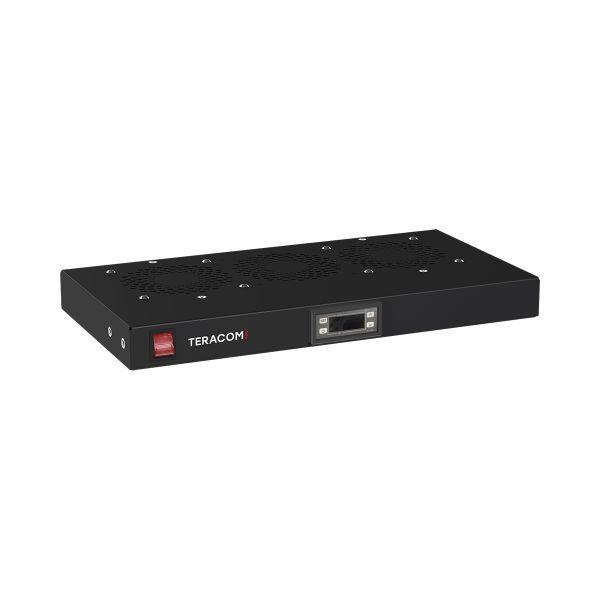 блок охлаждающий teracom pro 1u 2 вент. с выкл. и электронным термостатом черн. ekf trp-fn-21t-bk от BTSprom.by
