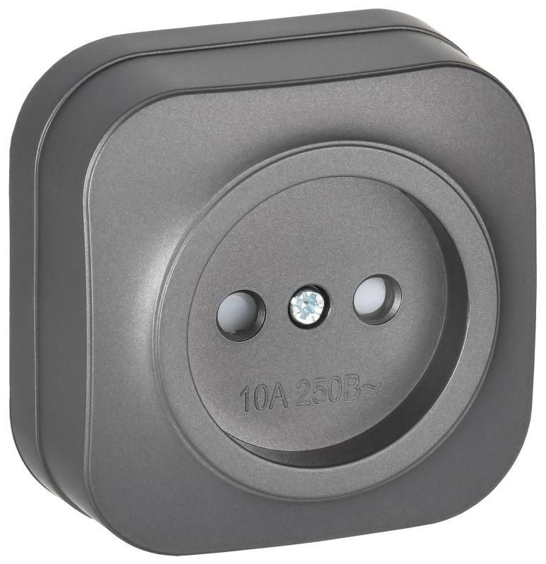 розетка оп glory рсш20-2-хсм 10а без заземл. защ. шторки сталь матов. iek erh13-k46m-10 от BTSprom.by
