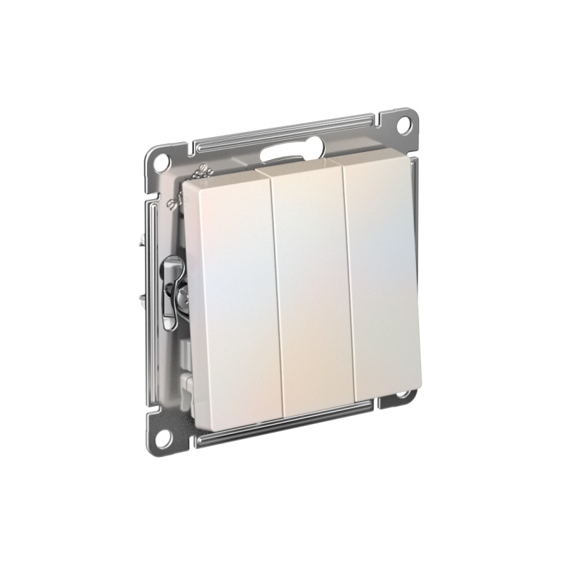 выключатель 3-кл. сп atlasdesign 10а ip20 (сх. 1+1+1) 10ax механизм жемчуж. se atn000431 от BTSprom.by