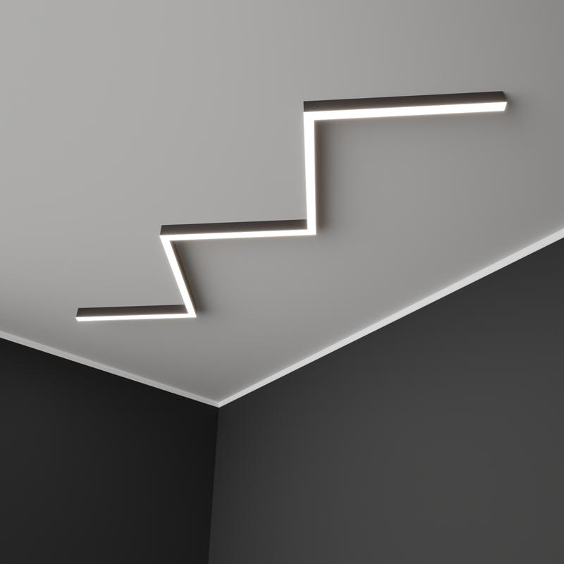 светильник светодиодный rve-pls5070-barre-z-1686-n 61вт 4000к 1686х394х70мм сег. 507мм 50х70мм зигзаг z накладной ral9006 муар сер. rvelektro rve00018709 от BTSprom.by