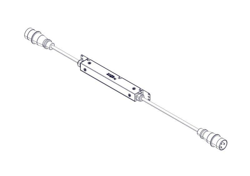  Блок распределения питания Uniprom с мониторингом 0/1U 400В 3ф 16А вход IEC309 выход IEC309 SE UP7172 фото в каталоге от BTSprom.by