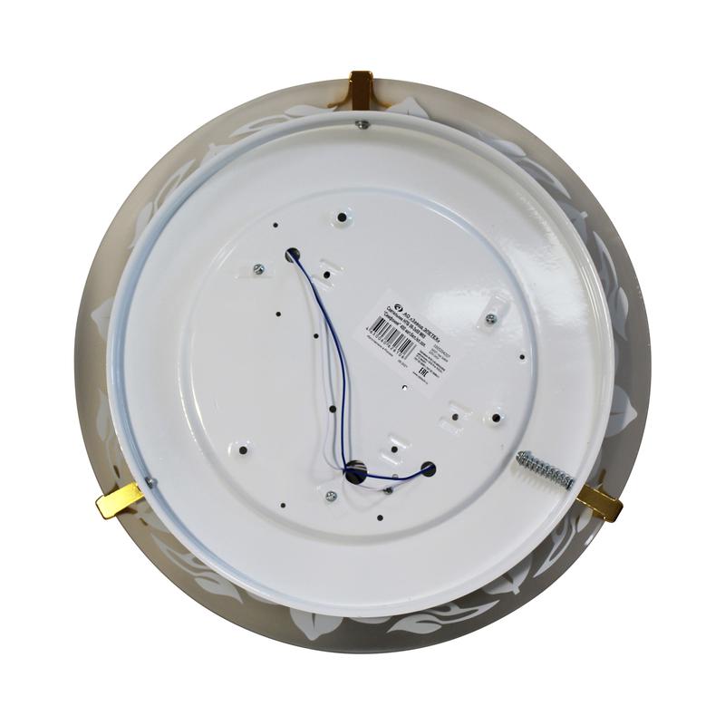  Светильник НПБ 06-3х60 М65 "Симфония" 400 3х60Вт E27 IP20 матов. бел./клипсы зол. (инд. упак.) Элетех 1005204207 фото в каталоге от BTSprom.by