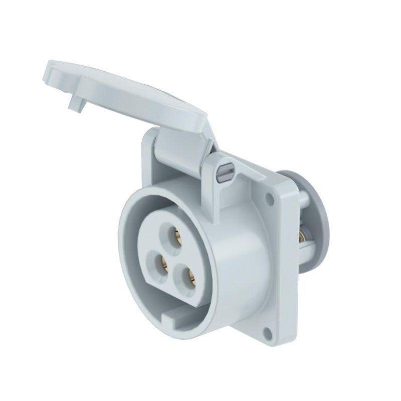 розетка панельная pss ip44 16а 3p 50в dkc pss034-016-05 от BTSprom.by