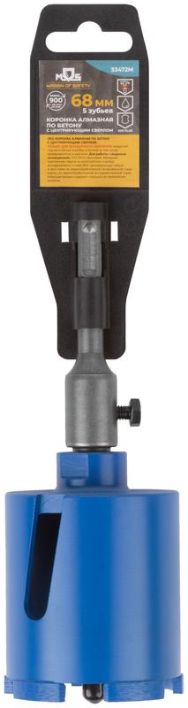  Коронка кольцевая по бетону алмазная безударная SDS-PLUS 5 зубьев 68мм в сборе MOS 33472М фото в каталоге от BTSprom.by