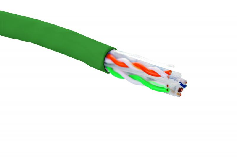 кабель u/utp кат.6 4 пары 23 awg нг(а)-hf внутр. прокладки зел. (305м) (кор.) eurolan 19c-u6-12gr-b305 от BTSprom.by