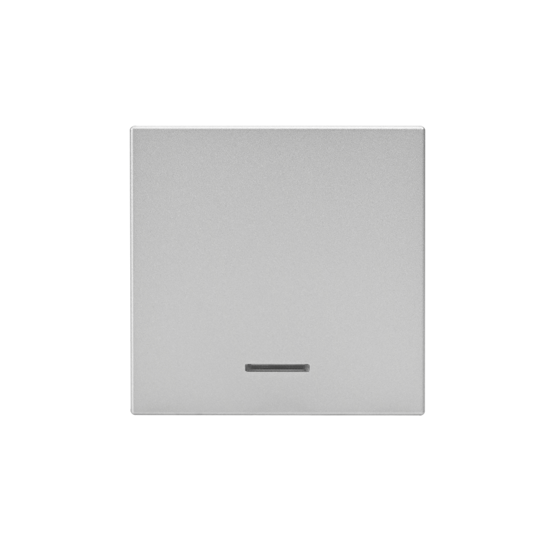  Выключатель кнопочный 1-кл. ArtGallery 10А с подсветкой механизм алюм. SE GAL000316 фото в каталоге от BTSprom.by