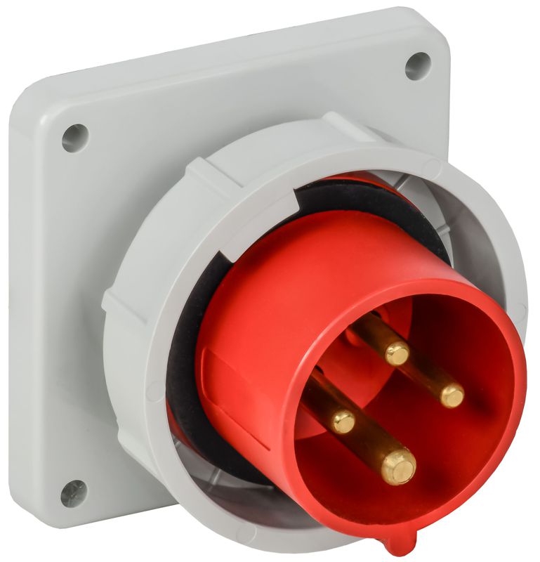 вилка встраиваемая сси-3142 16а 6ч 380в 3p+pe ip67 iek psr32-016-4-0-67 от BTSprom.by