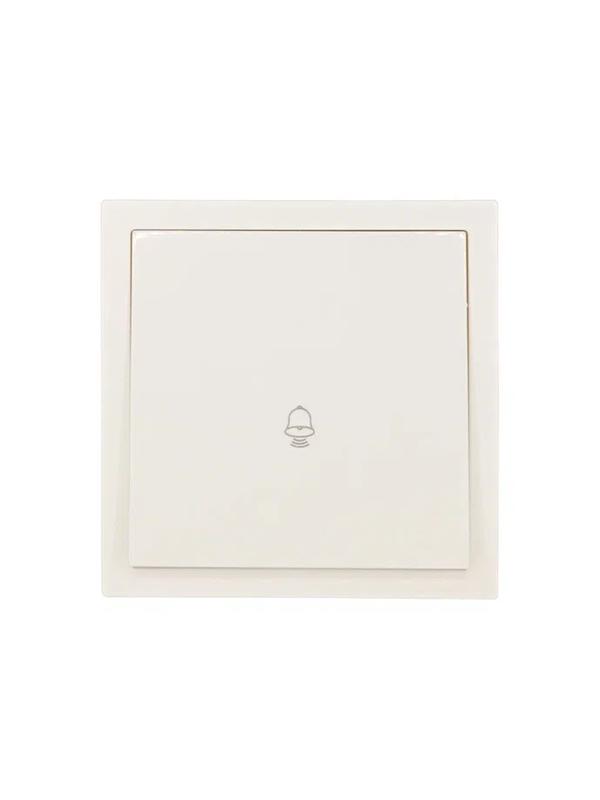  Кнопка звонка СП ZIMA IP20 безвинт. зажим слон. кость LEZARD 704-9088-103QC фото в каталоге от BTSprom.by