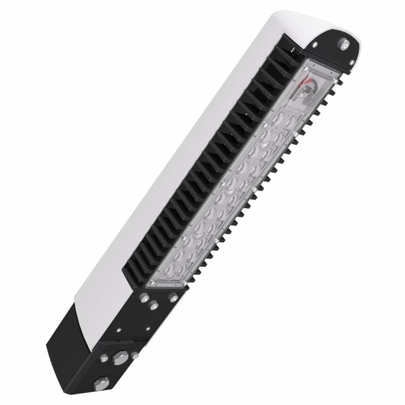 светильник светодиодный lad led r500-1-w-6-55k 55вт 5000к ip67 7595лм 100-305в ксс типа "ш" консольное крепление бел. ладзавод ladled1w655k от BTSprom.by