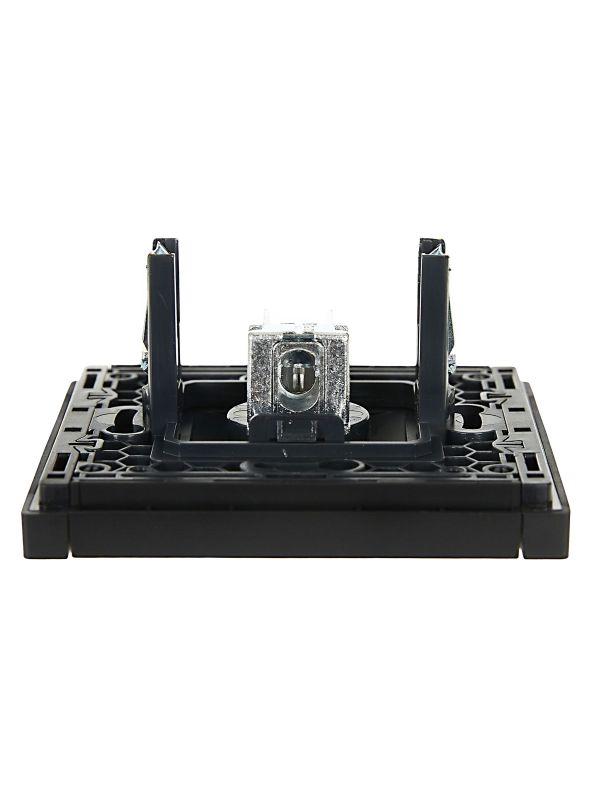  Розетка TV оконечная FORTE&PIANO FP128 черн. IEK FP-A10-O-K02 фото в каталоге от BTSprom.by