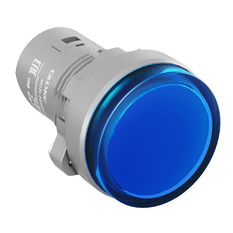 лампа сигнальная со встроенным диодом 220в зажим push-in син. dkc m22l-f220bpu от BTSprom.by