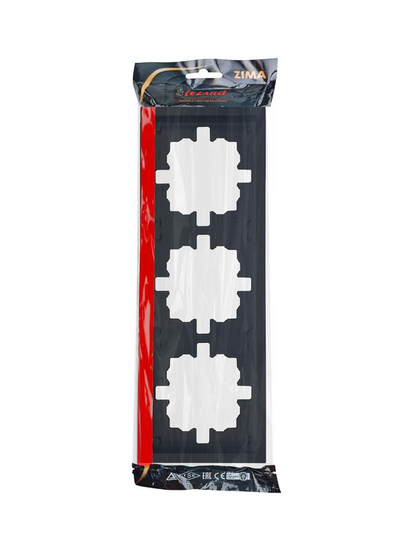  Рамка 3-мест. горизонт. ZIMA черн. бархат LEZARD 704-4200-148 фото в каталоге от BTSprom.by