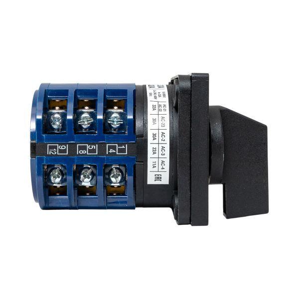  Переключатель кулачковый ПК-1-102 2п 32А "0-1-2-3" EKF pk-1-102-32 фото в каталоге от BTSprom.by