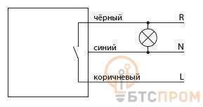  Датчик движения инфракрасный DR-05 B (черн. макс. дальность 12м 140град. монтаж на плоскость 230В AC 5А 1NO IP44) F&F EA01.007.004 фото в каталоге от BTSprom.by